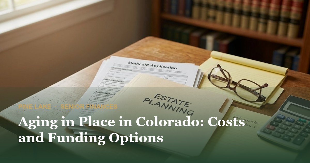 Aging in Place in Colorado: Costs and Funding Options