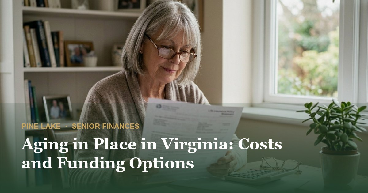 Aging in Place in Virginia: Costs and Funding Options