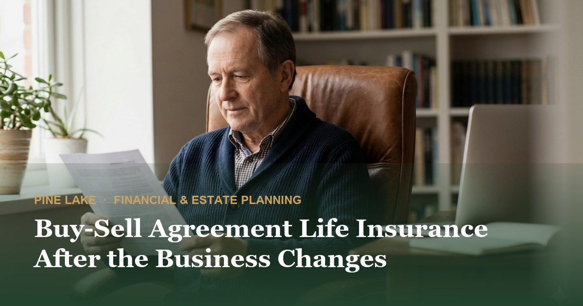 Buy-Sell Agreement Life Insurance After the Business Changes