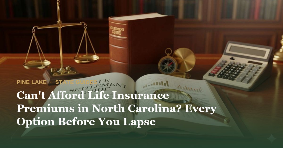 Can't Afford Life Insurance Premiums in North Carolina? Every Option Before You Lapse