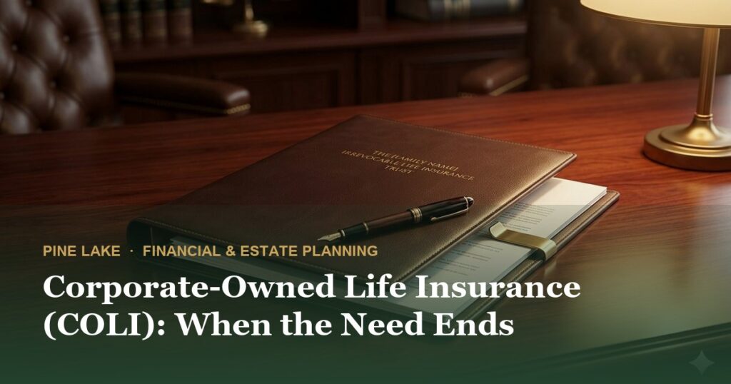 Corporate-Owned Life Insurance (COLI): When the Need Ends