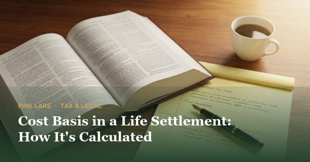 Cost Basis in a Life Settlement: How It’s Calculated