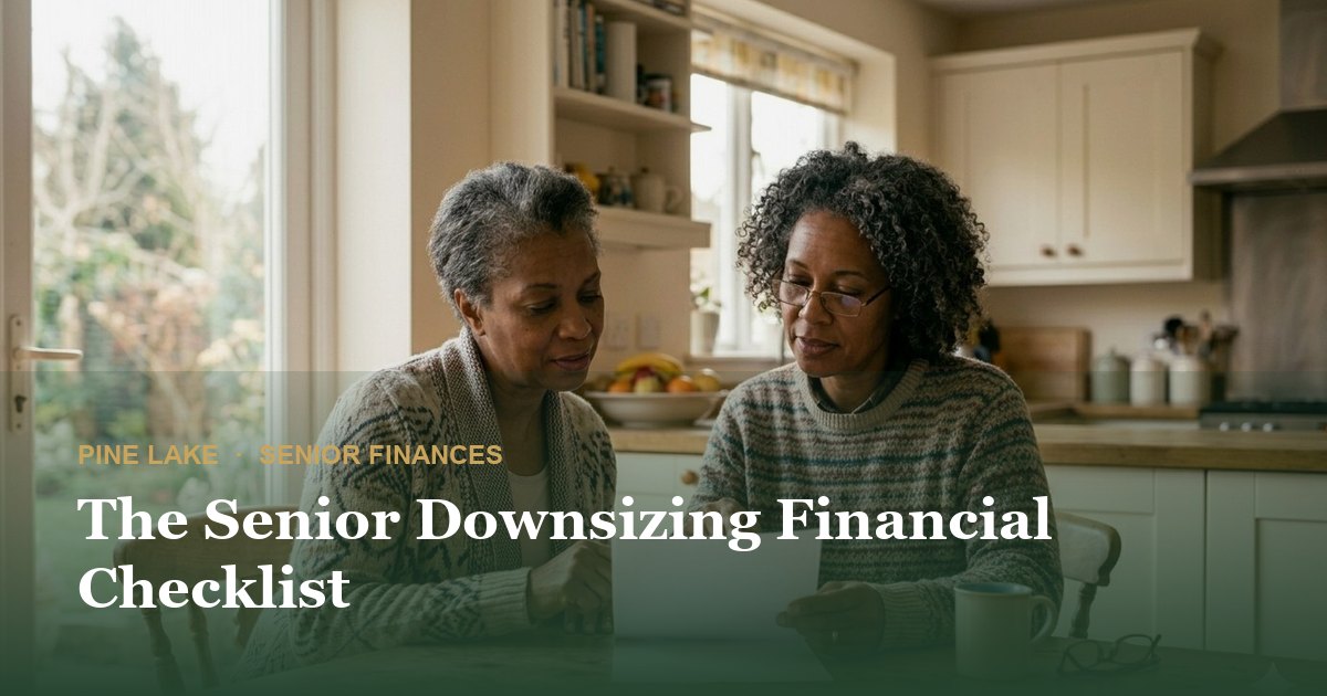 The Senior Downsizing Financial Checklist
