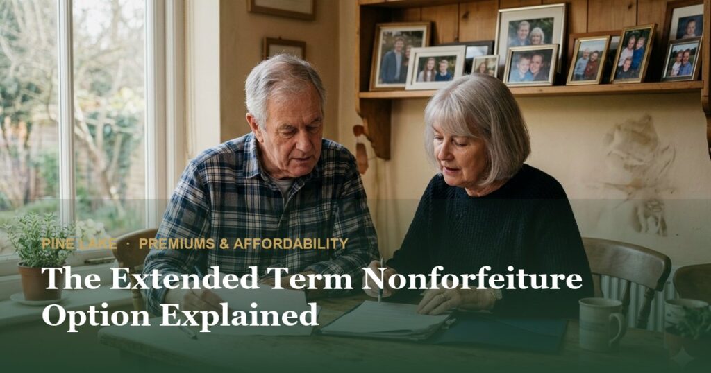 The Extended Term Nonforfeiture Option Explained