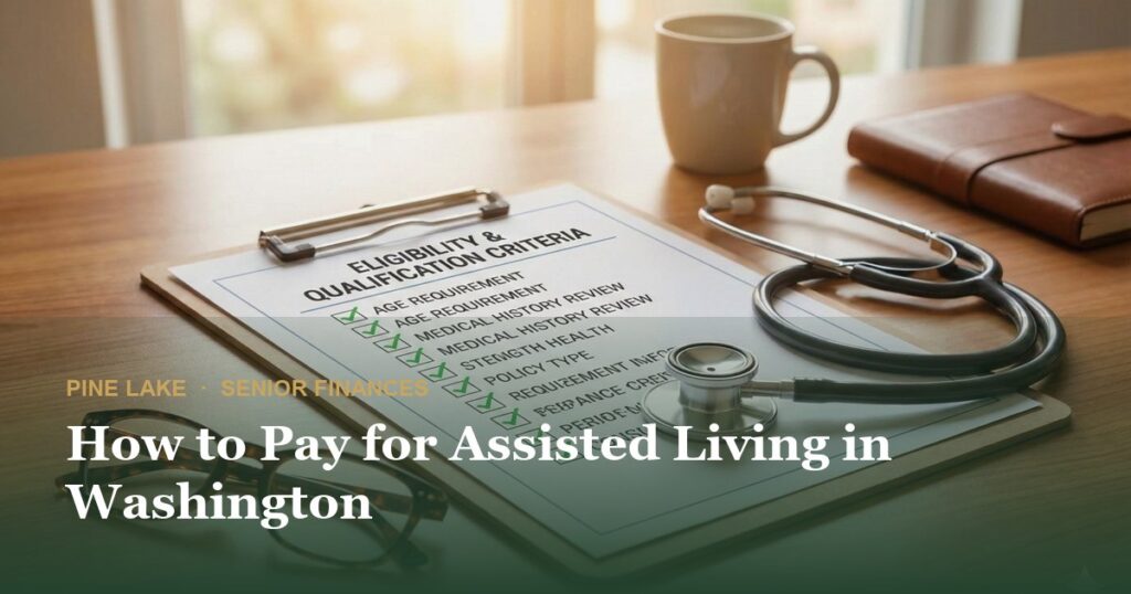 How to Pay for Assisted Living in Washington
