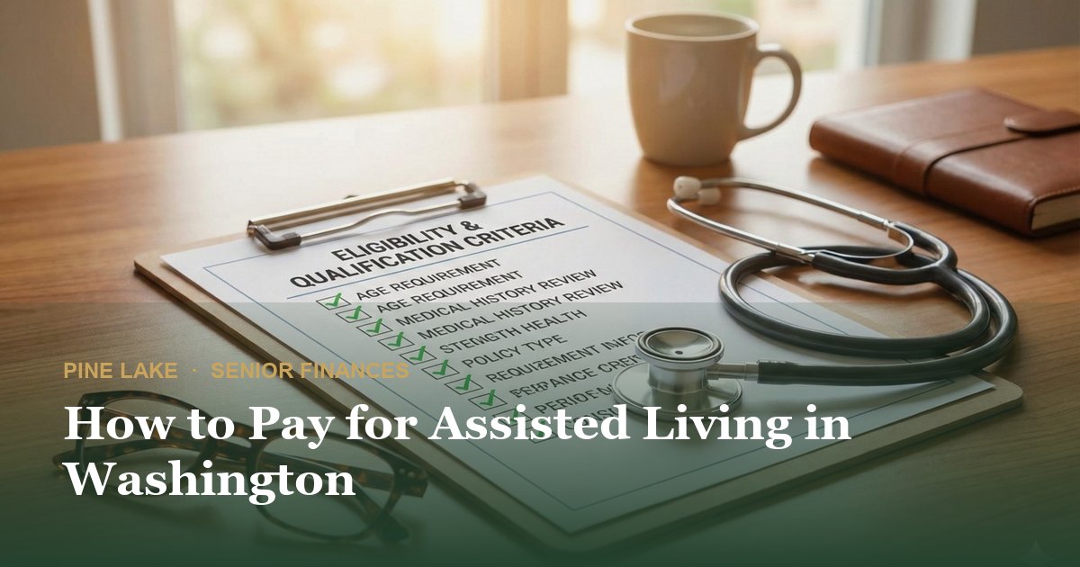 How to Pay for Assisted Living in Washington