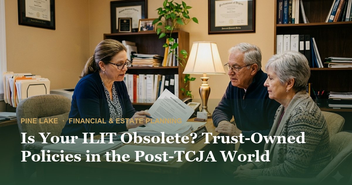 Is Your ILIT Obsolete? Trust-Owned Policies in the Post-TCJA World