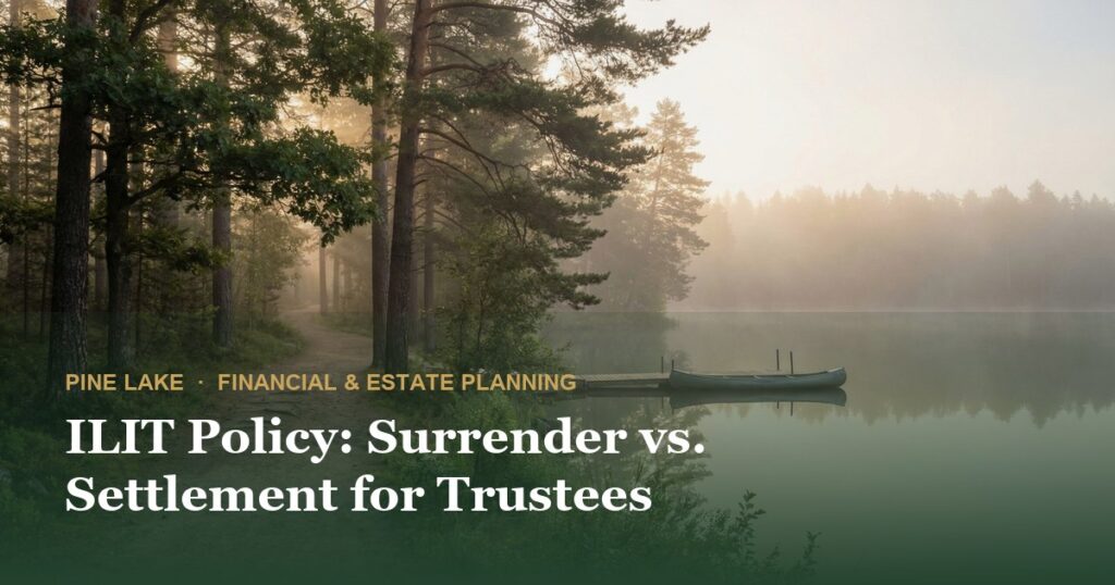ILIT Policy: Surrender vs. Settlement for Trustees