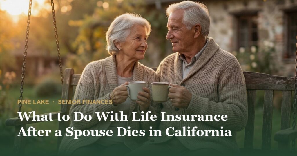 What to Do With Life Insurance After a Spouse Dies in California
