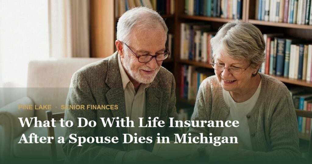 What to Do With Life Insurance After a Spouse Dies in Michigan