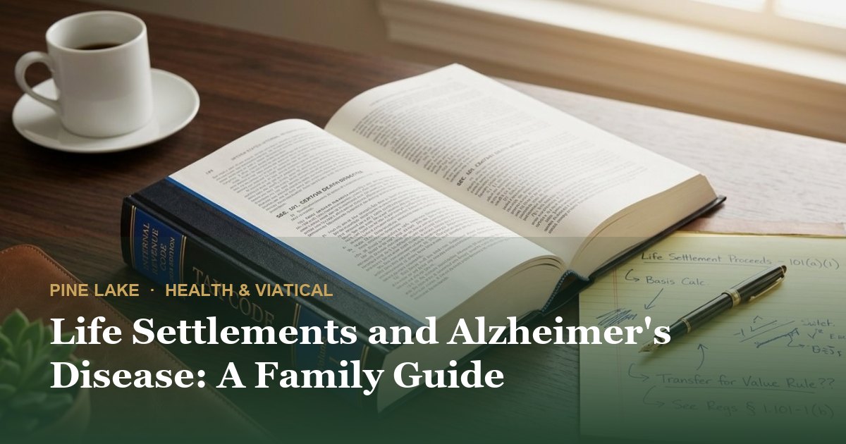 Life Settlements and Alzheimer's Disease: A Family Guide