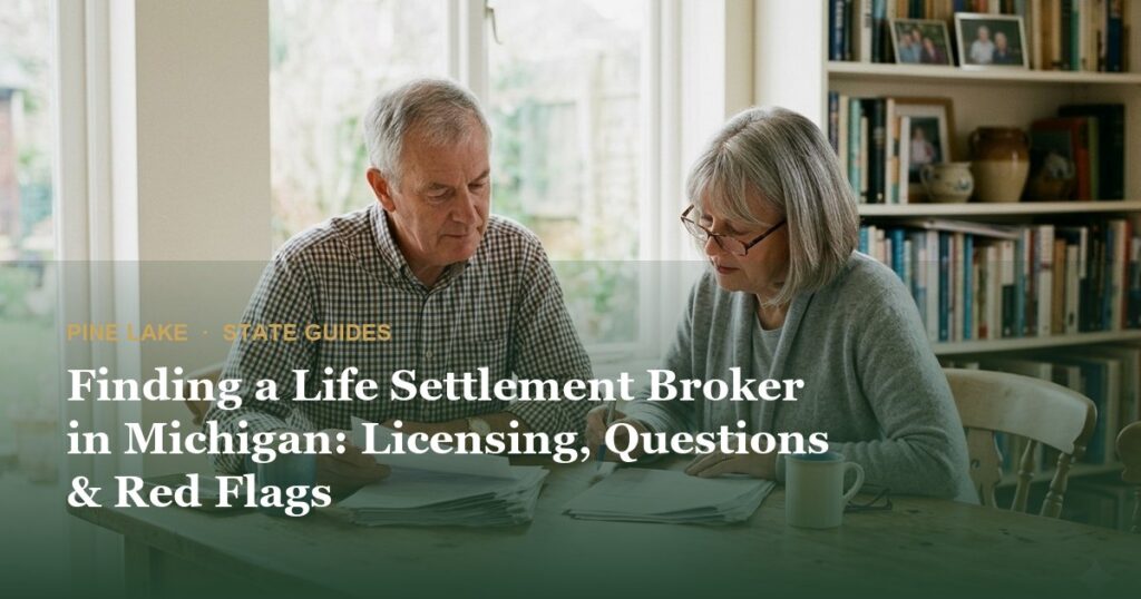 Finding a Life Settlement Broker in Michigan: Licensing, Questions & Red Flags