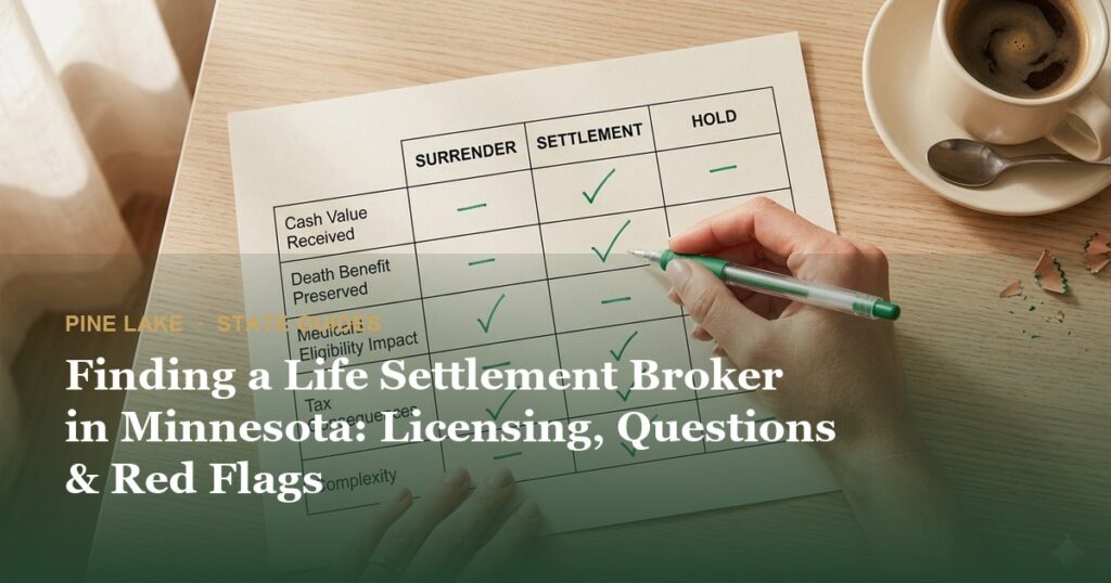 Finding a Life Settlement Broker in Minnesota: Licensing, Questions & Red Flags