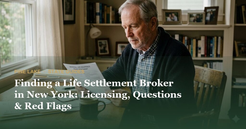Finding a Life Settlement Broker in New York: Licensing, Questions & Red Flags