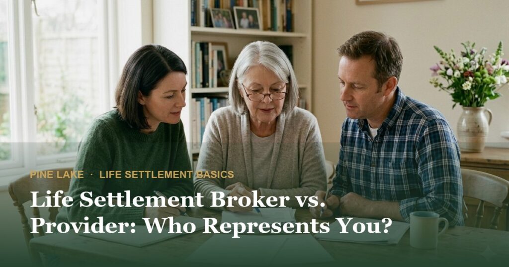 Life Settlement Broker vs. Provider: Who Represents You?