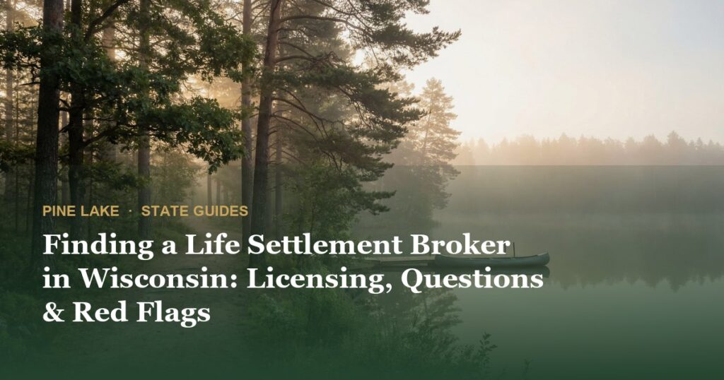 Finding a Life Settlement Broker in Wisconsin: Licensing, Questions & Red Flags
