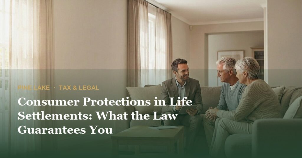 Consumer Protections in Life Settlements: What the Law Guarantees You