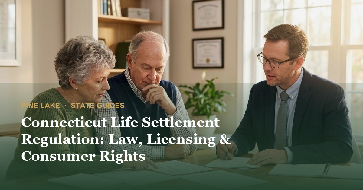 Connecticut Life Settlement Regulation: Law, Licensing & Consumer Rights