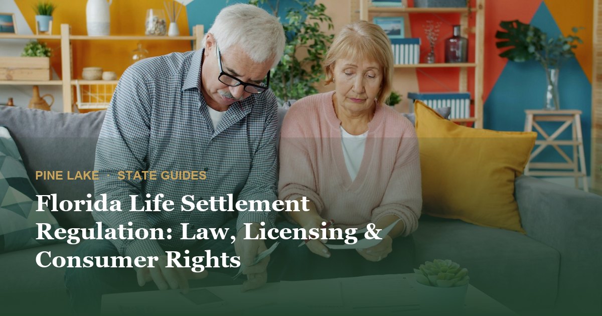 Florida Life Settlement Regulation: Law, Licensing & Consumer Rights