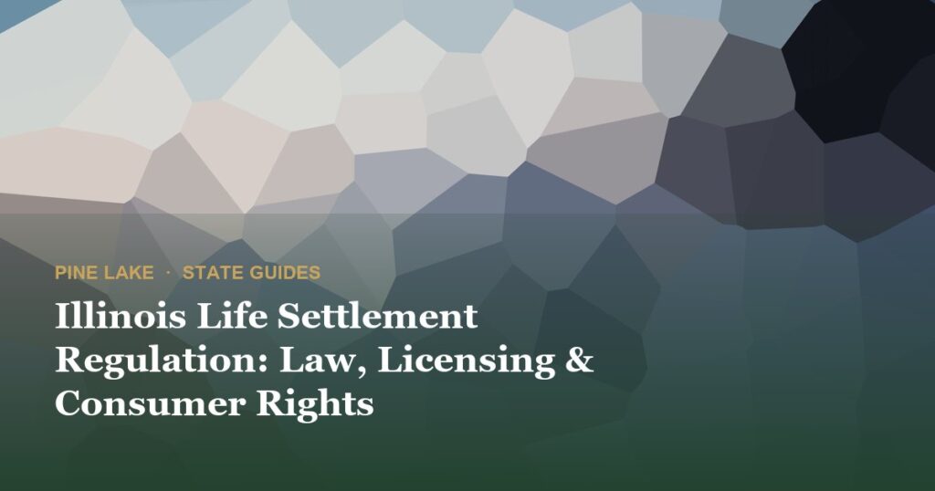 Illinois Life Settlement Regulation: Law, Licensing & Consumer Rights