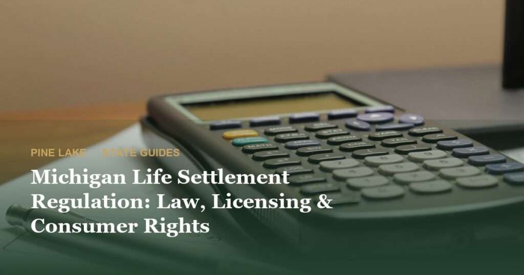 Michigan Life Settlement Regulation: Law, Licensing & Consumer Rights