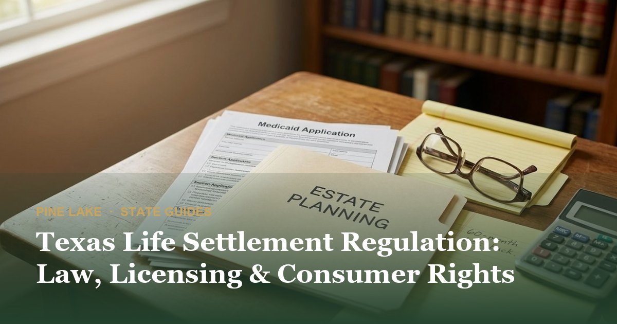 Texas Life Settlement Regulation: Law, Licensing & Consumer Rights