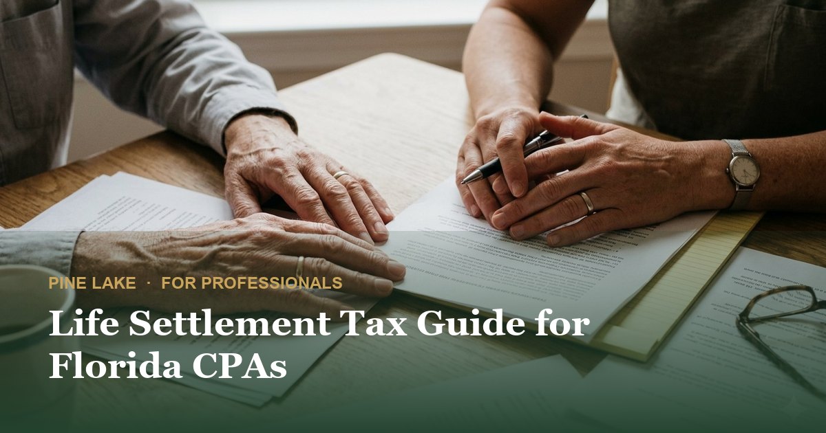 Life Settlement Tax Guide for Florida CPAs