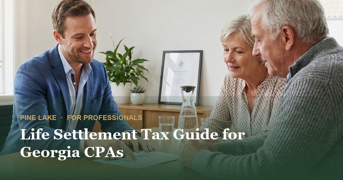 Life Settlement Tax Guide for Georgia CPAs
