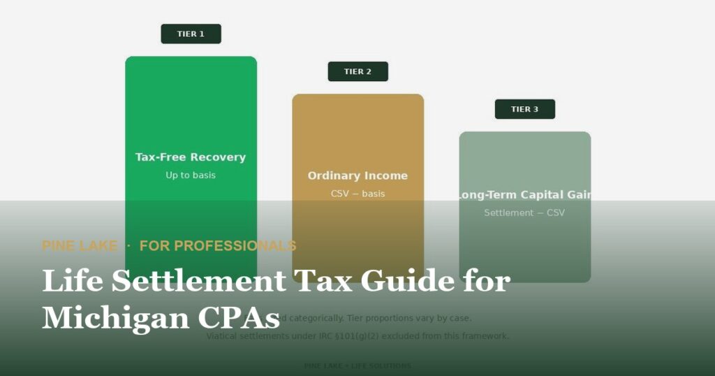Life Settlement Tax Guide for Michigan CPAs