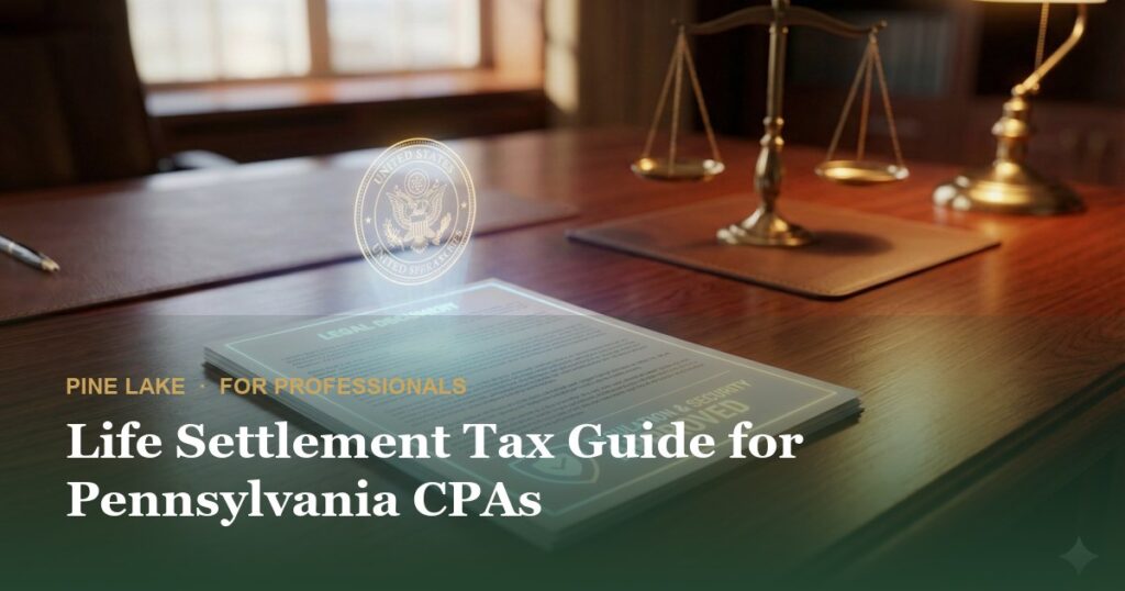 Life Settlement Tax Guide for Pennsylvania CPAs