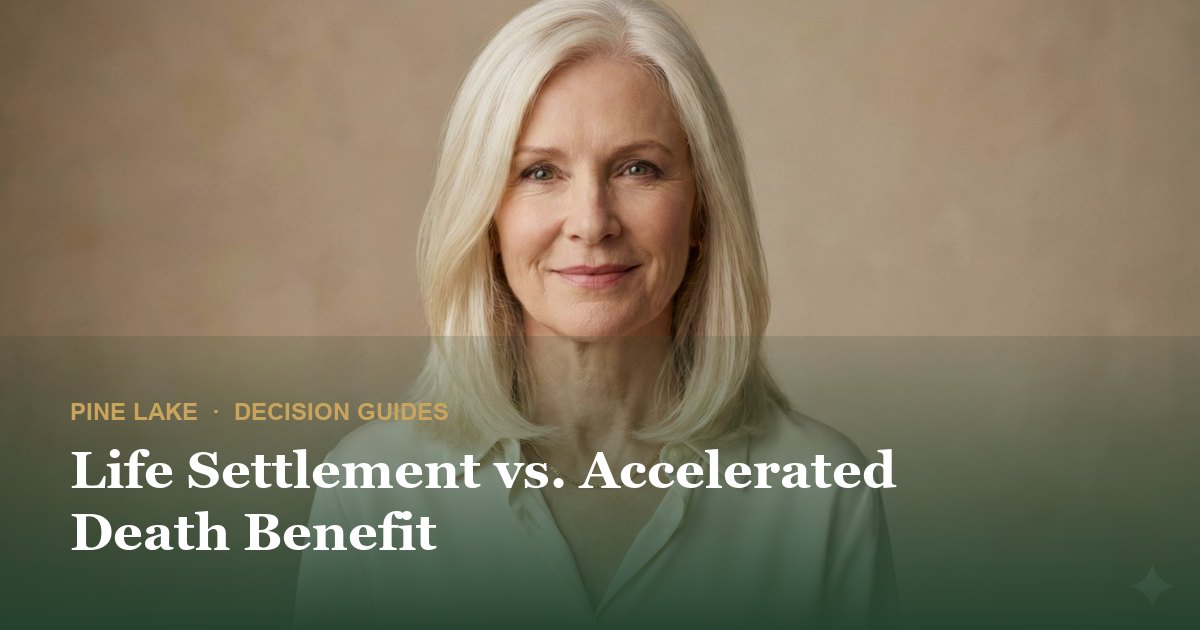 Life Settlement vs. Accelerated Death Benefit