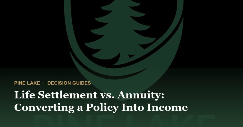 Life Settlement vs. Annuity: Converting a Policy Into Income