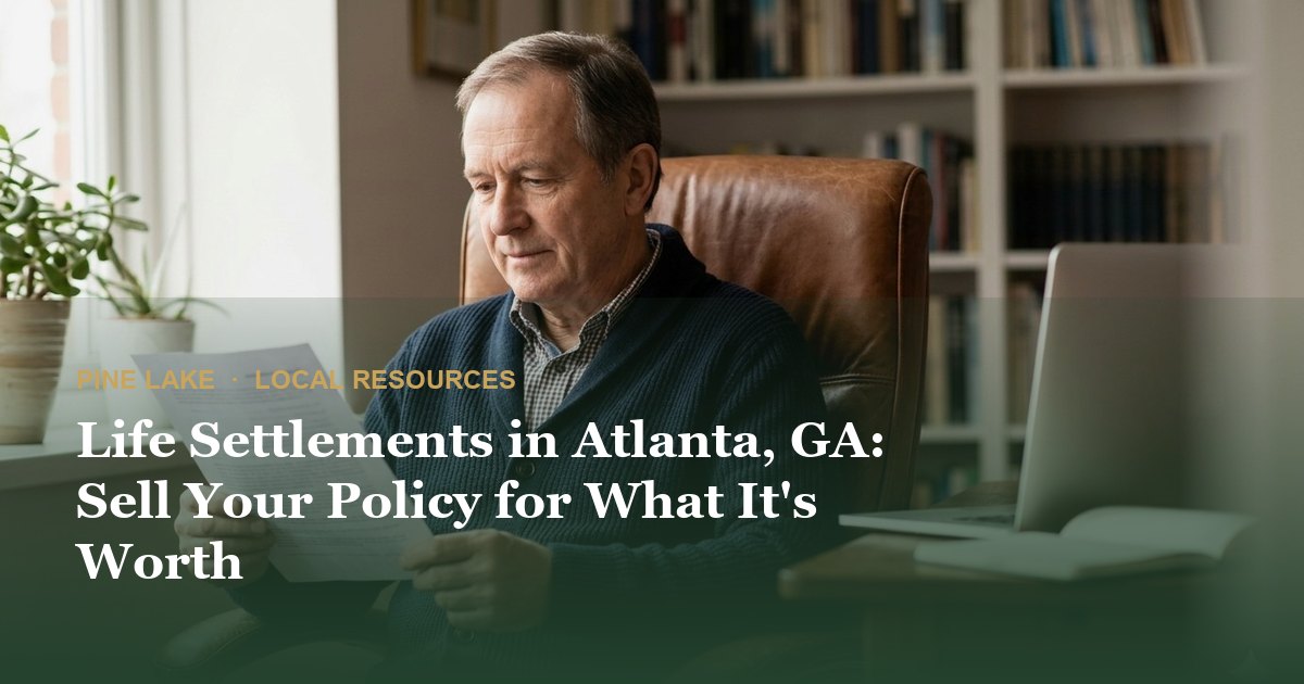 Life Settlements in Atlanta, GA: Sell Your Policy for What It's Worth