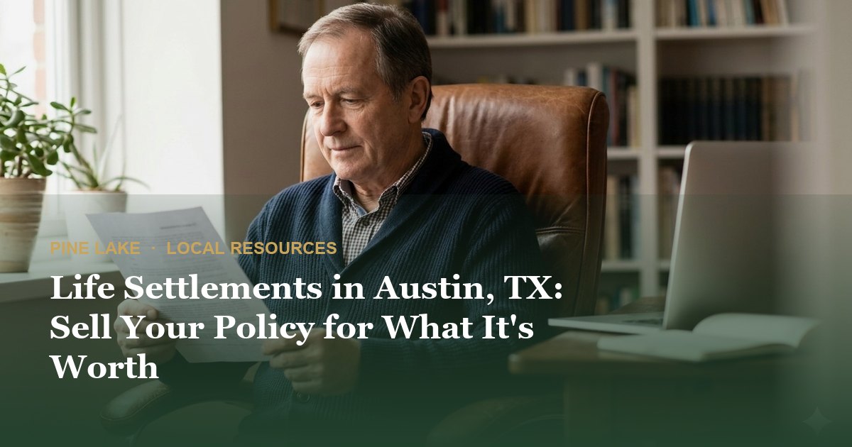 Life Settlements in Austin, TX: Sell Your Policy for What It's Worth