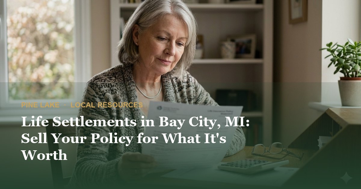 Life Settlements in Bay City, MI: Sell Your Policy for What It's Worth