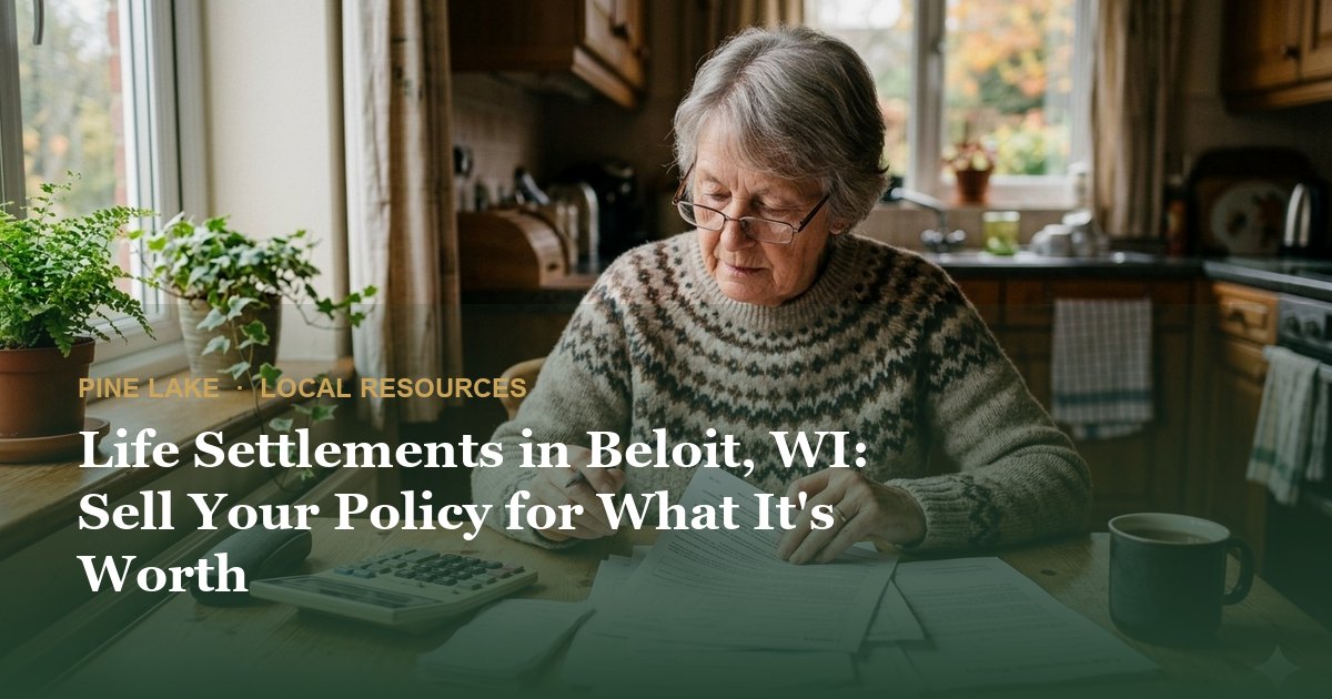 Life Settlements in Beloit, WI: Sell Your Policy for What It's Worth