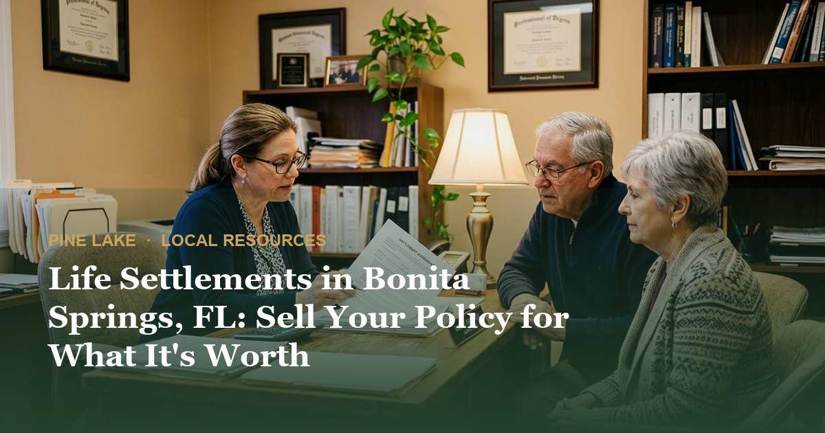 Life Settlements in Bonita Springs, FL: Sell Your Policy for What It's Worth