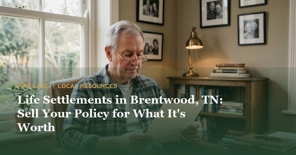 Life Settlements in Brentwood, TN: Sell Your Policy for What It’s Worth