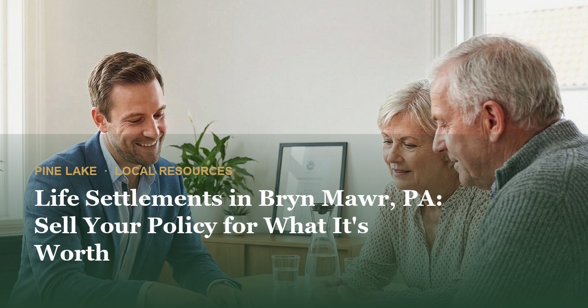 Life Settlements in Bryn Mawr, PA: Sell Your Policy for What It's Worth