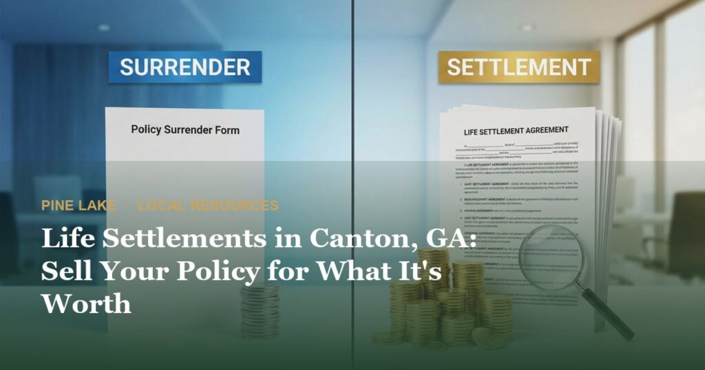 Life Settlements in Canton, GA: Sell Your Policy for What It’s Worth