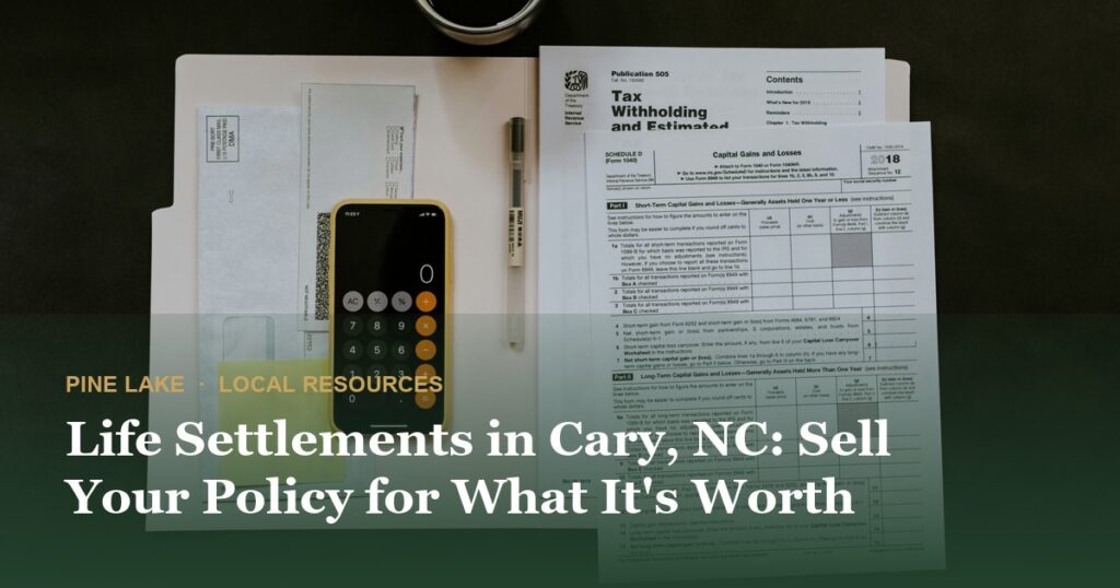 Life Settlements in Cary, NC: Sell Your Policy for What It’s Worth