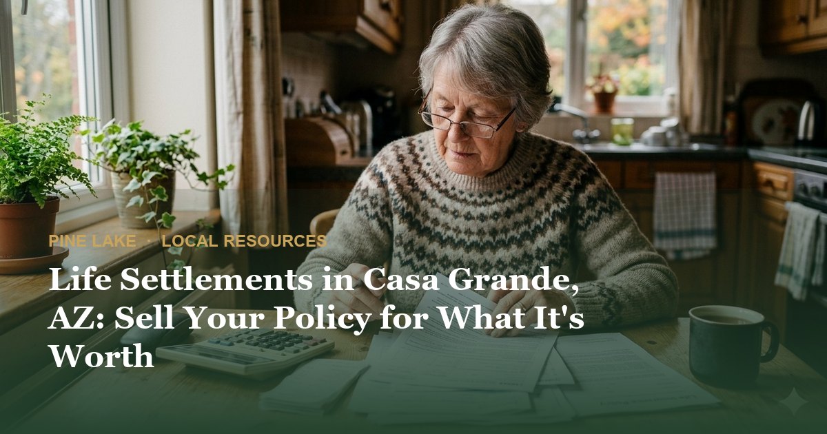 Life Settlements in Casa Grande, AZ: Sell Your Policy for What It's Worth