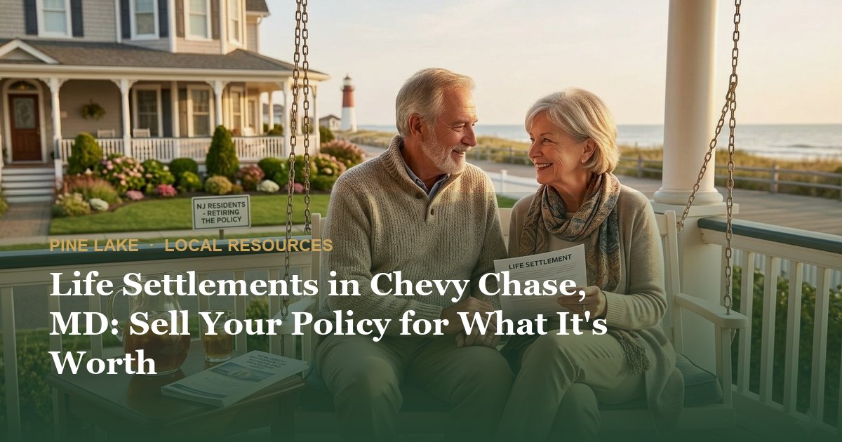Life Settlements in Chevy Chase, MD: Sell Your Policy for What It's Worth