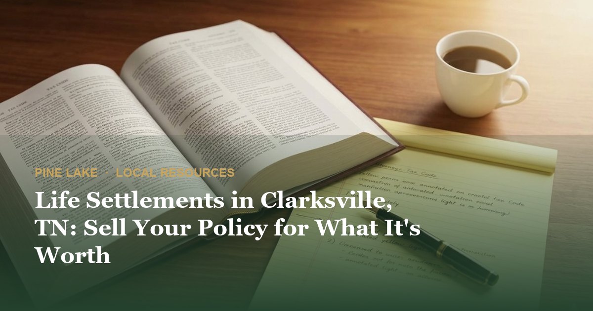 Life Settlements in Clarksville, TN: Sell Your Policy for What It's Worth