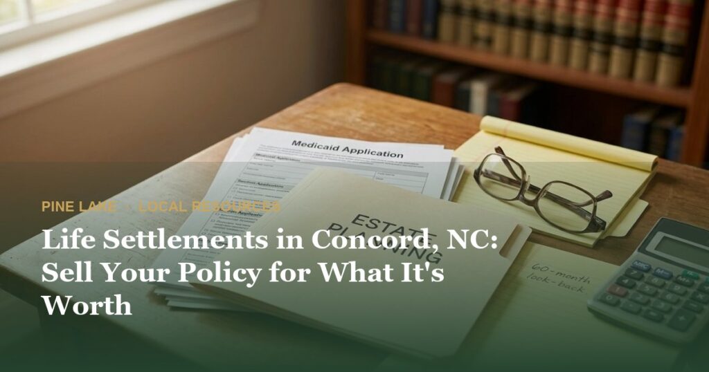 Life Settlements in Concord, NC: Sell Your Policy for What It’s Worth