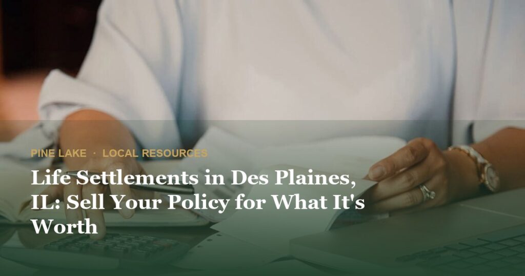 Life Settlements in Des Plaines, IL: Sell Your Policy for What It’s Worth