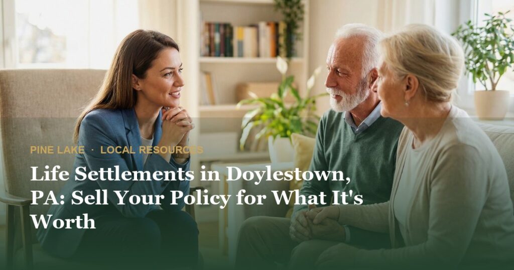 Life Settlements in Doylestown, PA: Sell Your Policy for What It’s Worth
