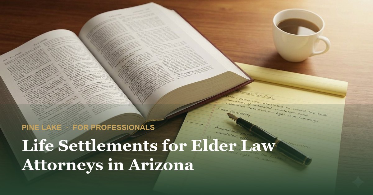 Life Settlements for Elder Law Attorneys in Arizona
