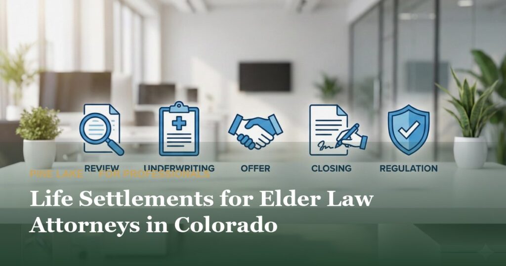 Life Settlements for Elder Law Attorneys in Colorado