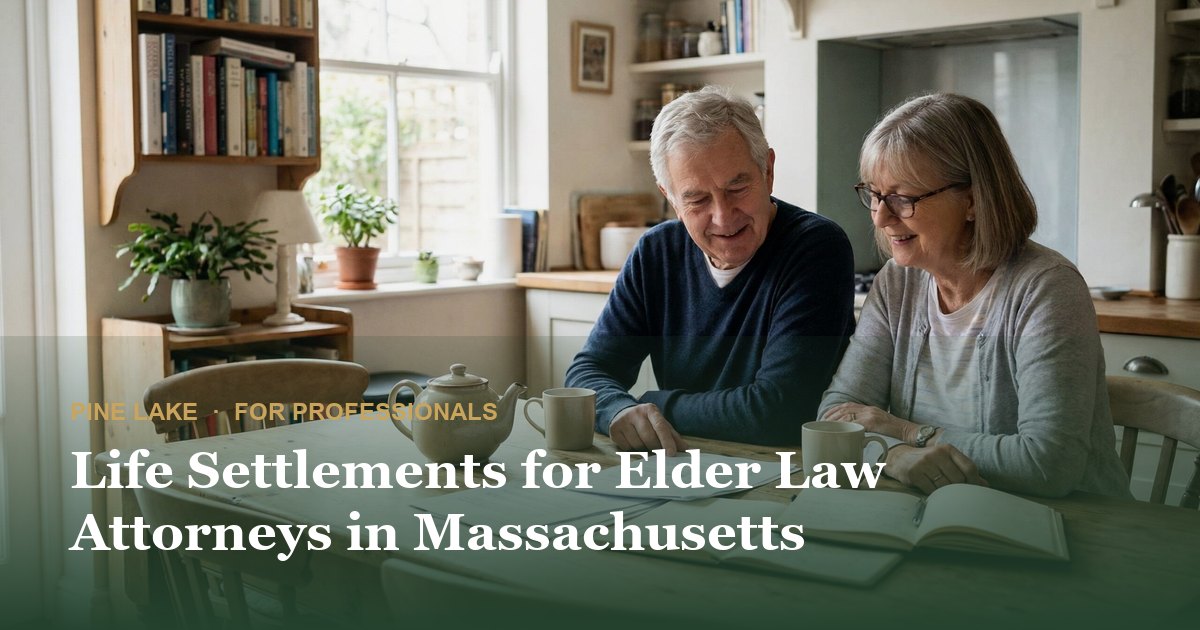 Life Settlements for Elder Law Attorneys in Massachusetts